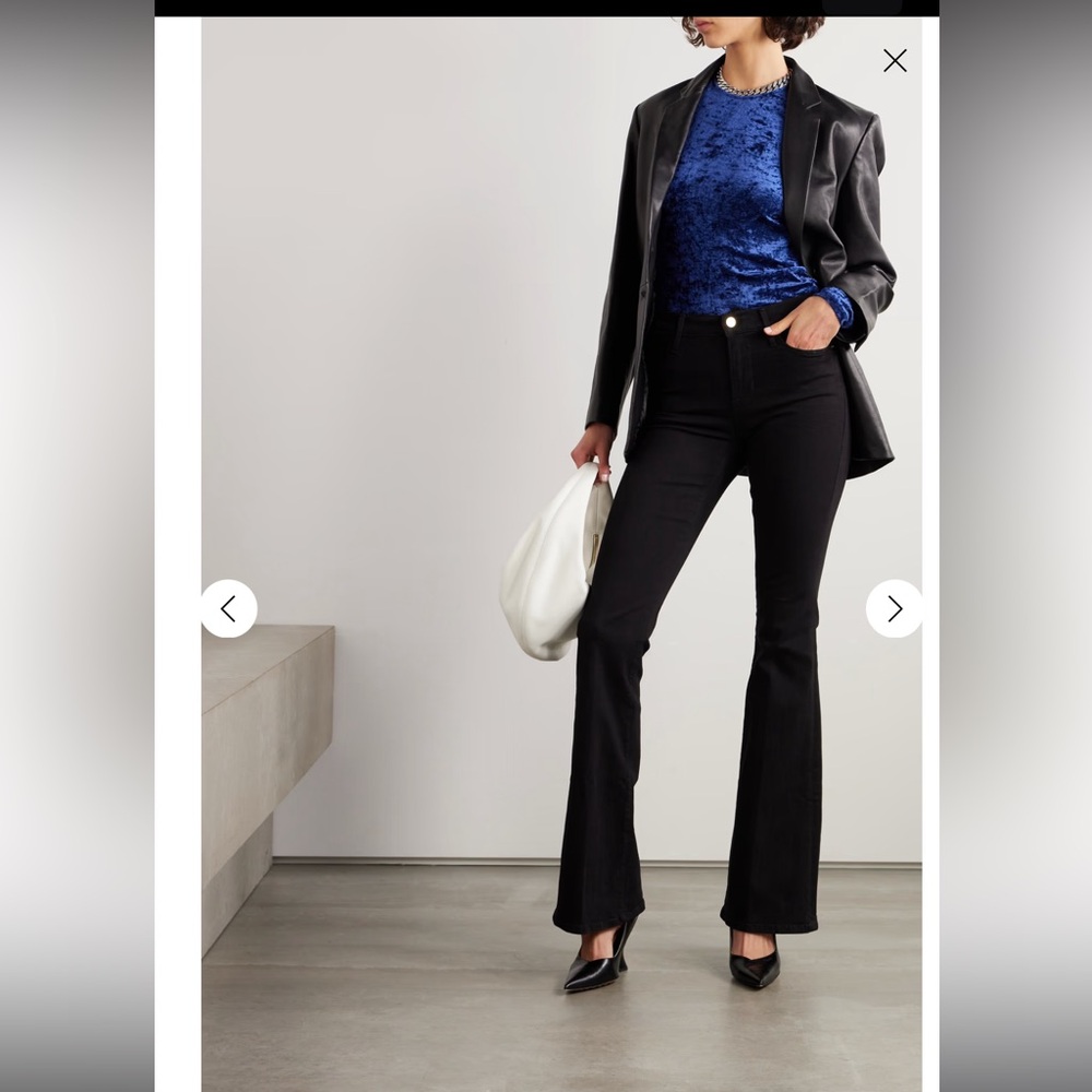 FRAME le high flare high rise jeans